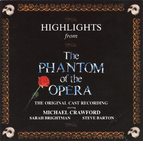 ซีดี Andrew Lloyd Webber - Highlights From The Phantom Of The Opera - The Original Cast Recording CD VG