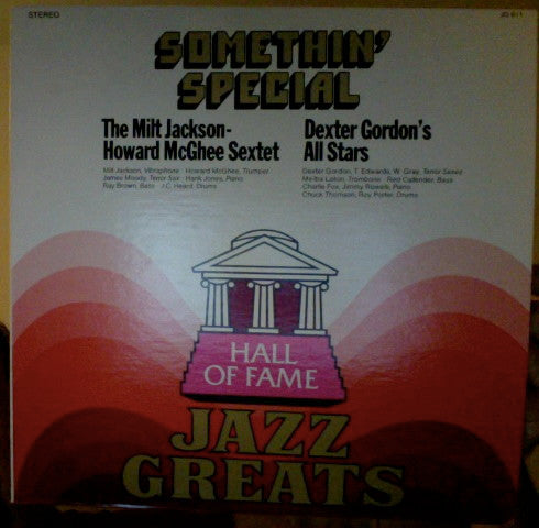 Milt Jackson - Howard McGhee Sextet / Dexter Gordon's All Stars : Somethin' Special (LP, Comp)