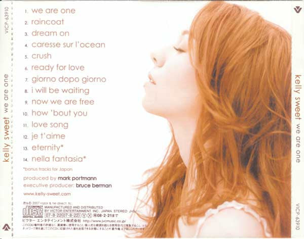 Kelly Sweet : We Are One - ウィー・アー・ワン (CD, Album, Ltd)