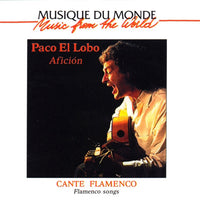 ซีดี Paco El Lobo - Afición CD VG