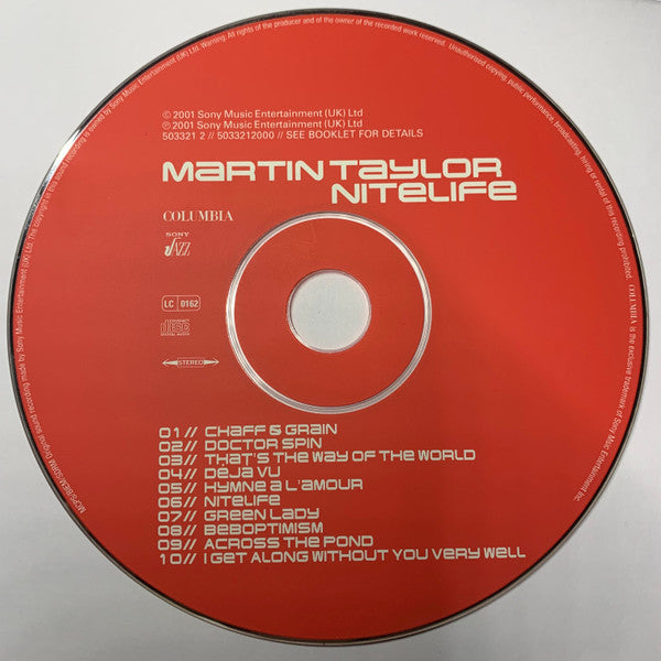 Martin Taylor : Nitelife (CD, Album)