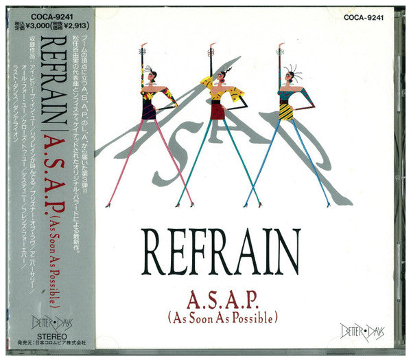 A.S.A.P. (As Soon As Possible) : Refrain (CD, Album)