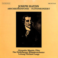 แผ่นเสียง Joseph Haydn - Alexandre Magnin, Heidelberger Kammerorchester Leitung: Richard Laugs - Abschiedssinfonie - Flötenkonzert Vinyl VG+