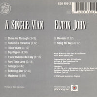 ซีดี Elton John - A Single Man CD VG+