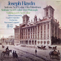 แผ่นเสียง Joseph Haydn, Arthur Grumiaux, English Chamber Orchestra, Raymond Leppard - Sinfonie Nr.47 G-dur ›Das Palindrom‹ / Sinfonie Nr.22 Es-dur ›Der Philosoph‹ / Violinkonzert Nr.1 C-dur Vinyl VG+