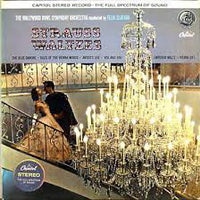 แผ่นเสียง The Hollywood Bowl Symphony Orchestra Conducted By Felix Slatkin - Strauss Waltzes Vinyl G+