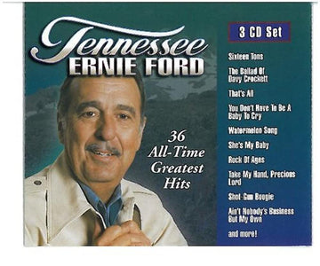 ซีดี Tennessee Ernie Ford - 36 All-Time Greatest Hits - 3 CD SET (CD)(VG+)