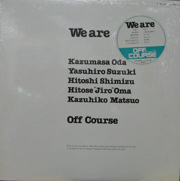 Off Course : We Are  (LP, Album)