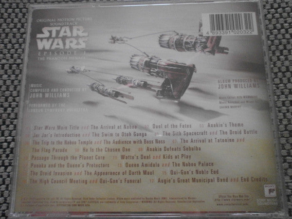 John Williams (4) : Star Wars - Episode I: The Phantom Menace (Original Motion Picture Soundtrack) (CD, Album)