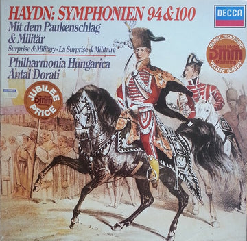 Antal Dorati, Philharmonia Hungarica, Joseph Haydn : Symphonien 94 & 100 (Mit Dem Paukenschlag & Militär) (LP, Comp, RE)