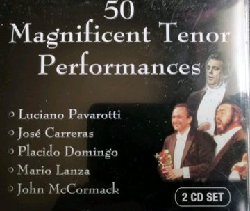 ซีดี Various - 50 Magnificent Tenor Performances (CD)(VG+)