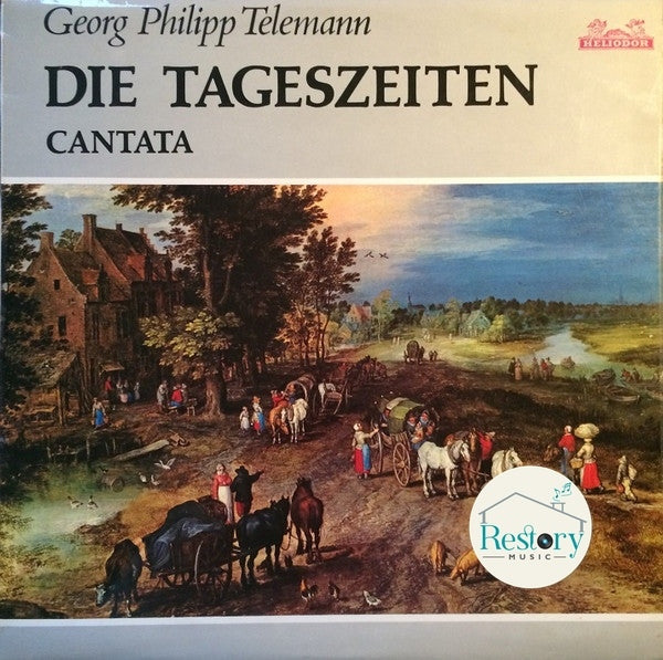 แผ่นเสียง Georg Philipp Telemann - Die Tageszeiten - Cantata Vinyl VG+