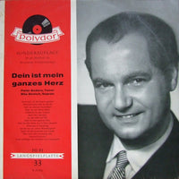 แผ่นเสียง Peter Anders , Rita Streich - Dein Ist Mein Ganzes Herz Vinyl VG+