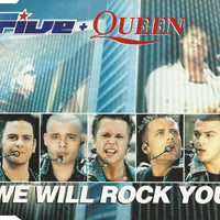 Five + Queen : We Will Rock You (CD, Maxi, Enh)