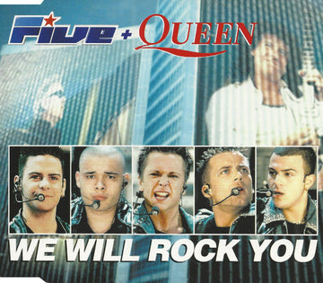 Five + Queen : We Will Rock You (CD, Maxi, Enh)