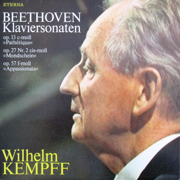 Ludwig van Beethoven, Wilhelm Kempff : Klaviersonaten (LP, RE, Blu)