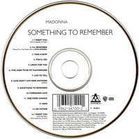 ซีดี Madonna - Something To Remember CD VG