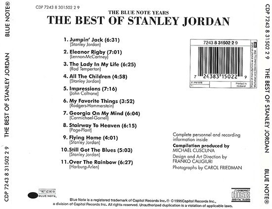 Stanley Jordan : The Best Of Stanley Jordan (CD, Comp)