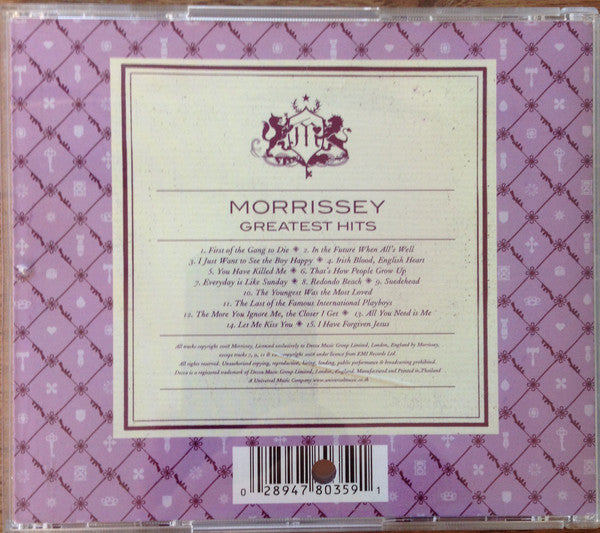 Morrissey : Greatest Hits (CD, Comp, Promo)