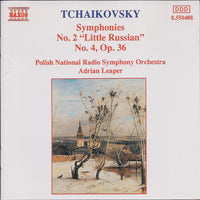 Pyotr Ilyich Tchaikovsky - Polish National Radio Symphony Orchestra, Adrian Leaper : Symphonies No. 2, Op. 17 "Little Russian" / No. 4, Op. 36 (CD, Album)