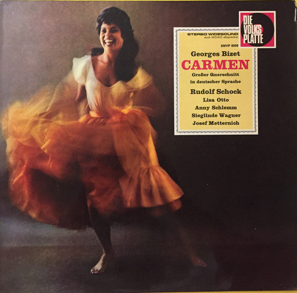 Georges Bizet - Sieglinde Wagner, Rudolf Schock, Josef Metternich, Lisa Otto, Rosl Schaffrian, Wilhelm Schüchter : Carmen (LP)