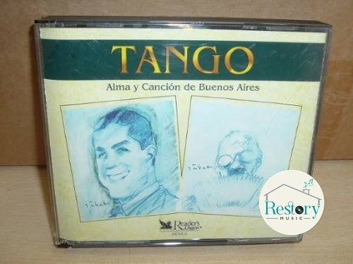 ซีดี Carlos Gardel, Astor Piazzolla, Aníbal Troilo - Tango Alma y Cancion CD VG+ 5 discs