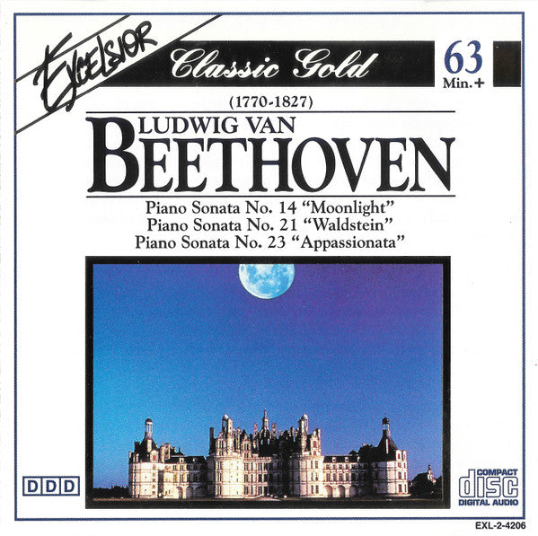 Ludwig van Beethoven : Piano Sonata No. 14 "Moonlight" · Piano Sonata No. 21 "Waldstein" · Piano Sonata No. 23 "Appassionata" (CD, Comp)