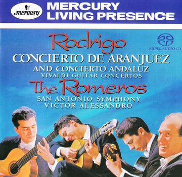 Joaquín Rodrigo / Antonio Vivaldi - The Romeros, San Antonio Symphony Orchestra, Victor Alessandro : Concierto De Aranjuez And Concierto Andaluz / Guitar Concertos (SACD, Hybrid, Comp, RE, 3-C)
