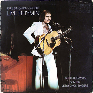 Paul Simon With Urubamba And The Jessy Dixon Singers : Paul Simon In Concert Live Rhymin' (LP, Album, Pit)