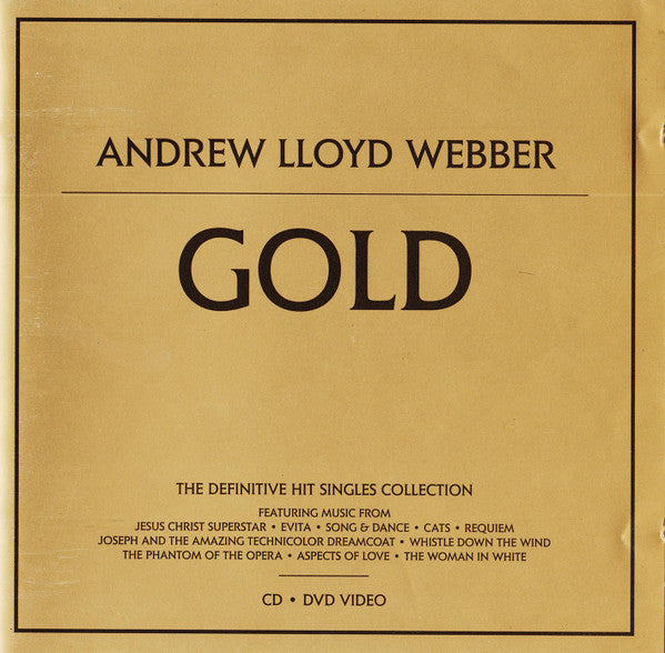 ซีดี Andrew Lloyd Webber - Gold - The Definitive Hit Singles Collection CD VG+