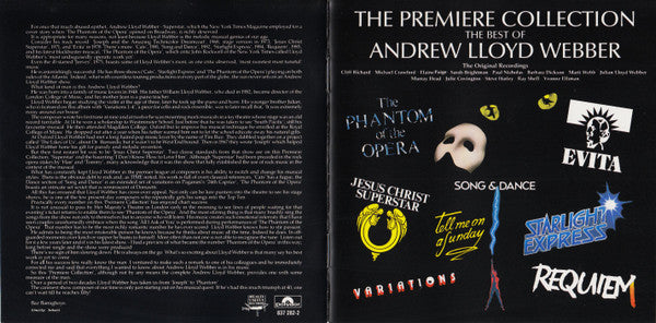 Andrew Lloyd Webber : The Premiere Collection - The Best Of Andrew Lloyd Webber (CD, Comp)