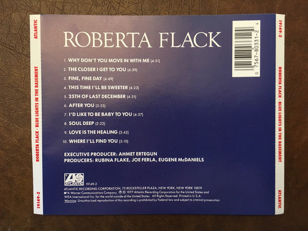 Roberta Flack : Blue Lights In The Basement (CD, Album, RE)