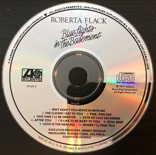 Roberta Flack : Blue Lights In The Basement (CD, Album, RE)