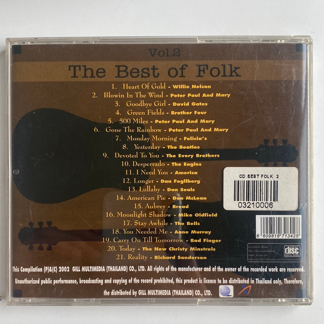 ซีดี Various - The Best Of Folk Vol.2 (CD)(VG+)