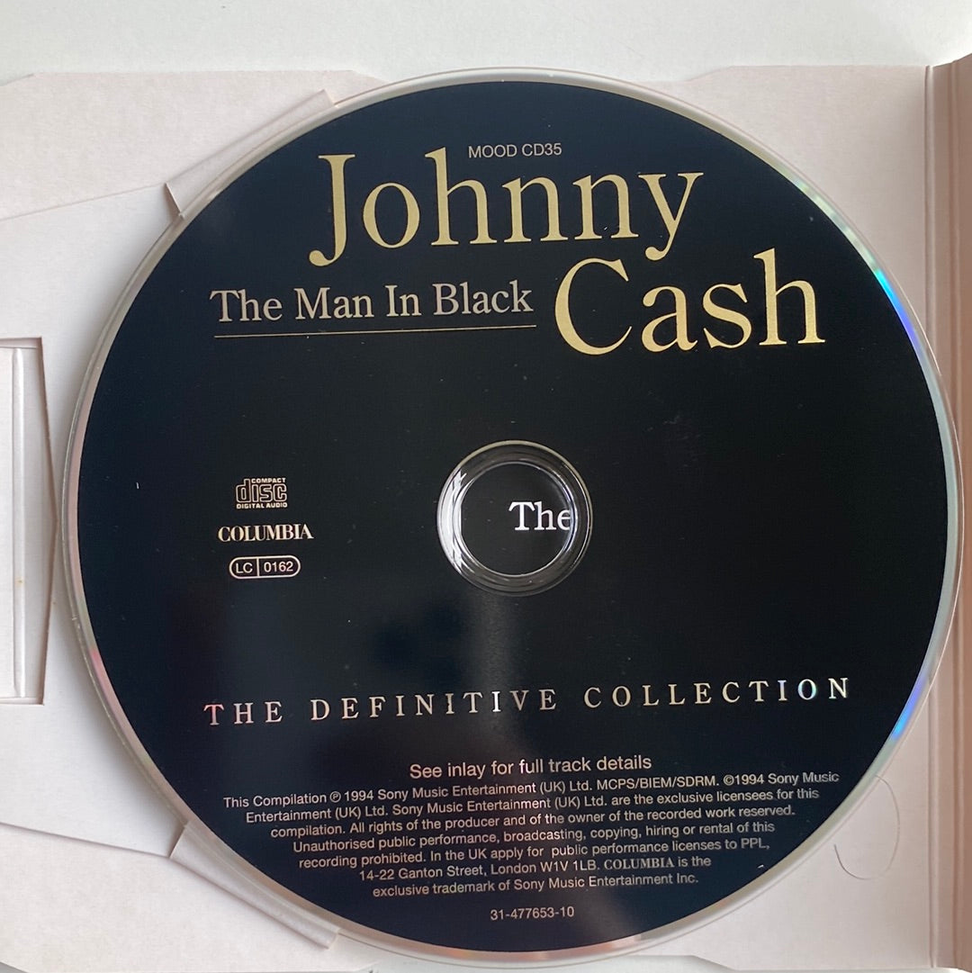 Johnny Cash - The Man In Black - The Definitive Collection (CD) (VG+)