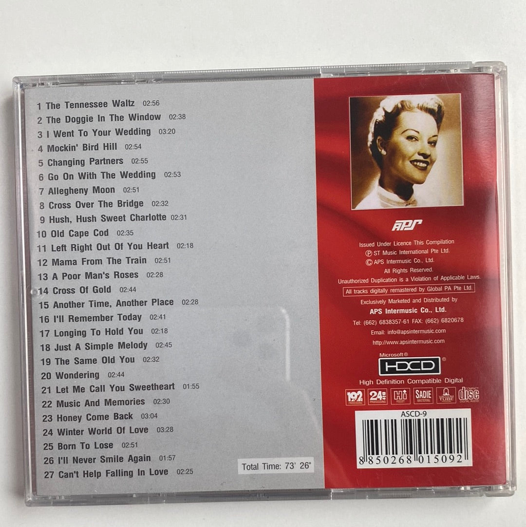 Patti Page - The Very Best Of Patti Page 27 Original Greatest Hit (CD) (NM or M-)