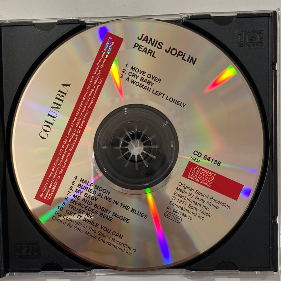 ซีดี Janis Joplin - Pearl (CD) (VG+)