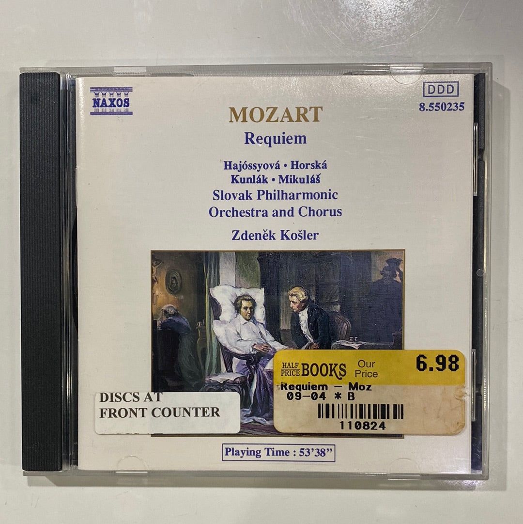 ซีดี Wolfgang Amadeus Mozart - Slovak Philharmonic Orchestra, Slovak Philharmonic Chorus, Zdeněk Košler - Requiem CD VG