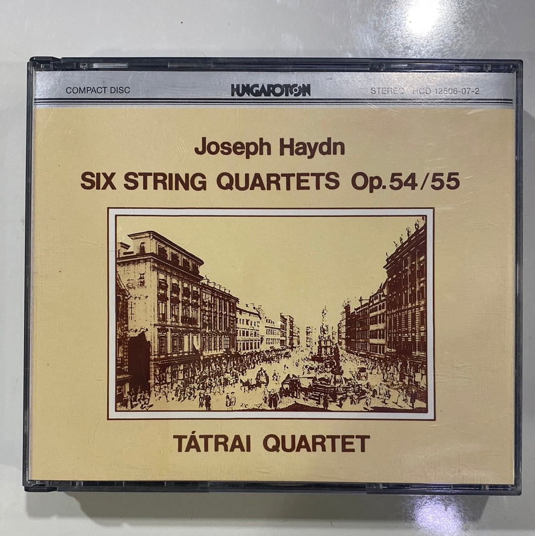 ซีดี Joseph Haydn - Tátrai Quartet - 6 String Quartets Opp. 54 / 55 (CD) (NM or M-)