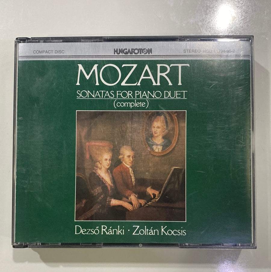 ซีดี Wolfgang Amadeus Mozart, Dezső Ránki - Zoltán Kocsis - Sonatas For Piano Duet (Complete) (CD) (NM or M-)