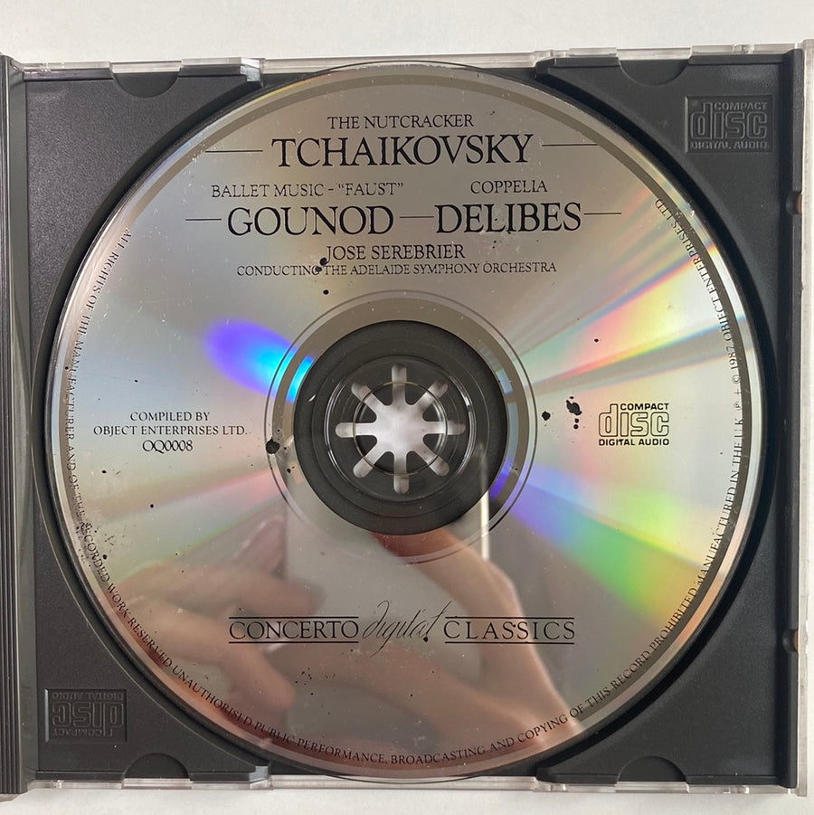 Pyotr Ilyich Tchaikovsky, Charles Gounod, Léo Delibes, Jose Serebrier, Adelaide Symphony Orchestra - Tchaikovsky: The Nutcracker - Gounod: Ballet Music Faust - Delibes: Coppelia (CD) (G)