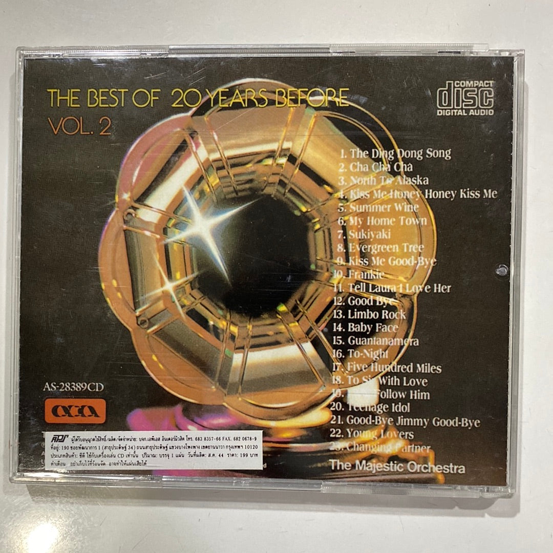 ซีดี The Majestic Orchestra, Itojo Kumano, Felix Wong, Cecilia Lau, Terrence Liu - The Best Of 20 Years Before Vol.2  (CD) (NM or M-)