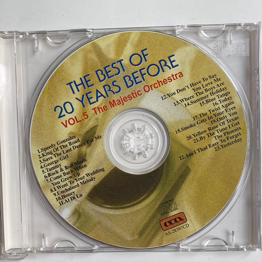 The Majestic Orchestra, Felix Wong, Rita Carpio, Kenny Cheng, May Cheng - The Best Of 20 Years Before Vol.5 (CD) (NM or M-)