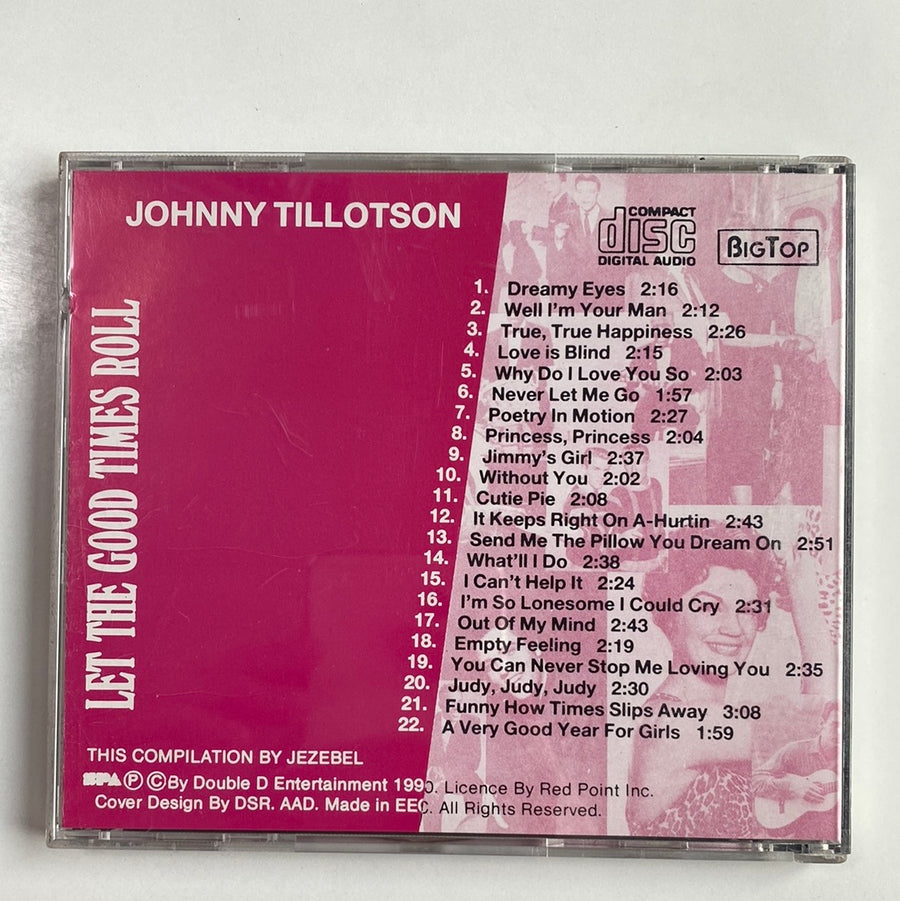 ซีดี Johnny Tillotson - Let The Good Times Roll CD NM or M-