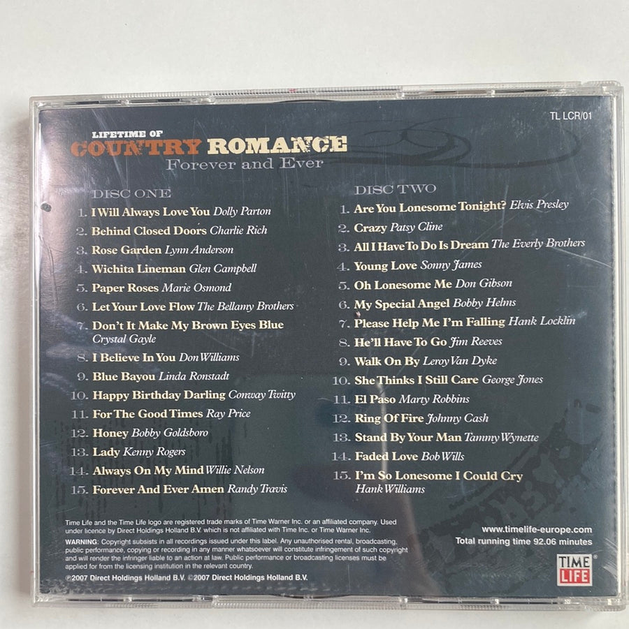 ซีดี Various - Lifetime Of Country Romance Forever and Ever (CD)(NM)