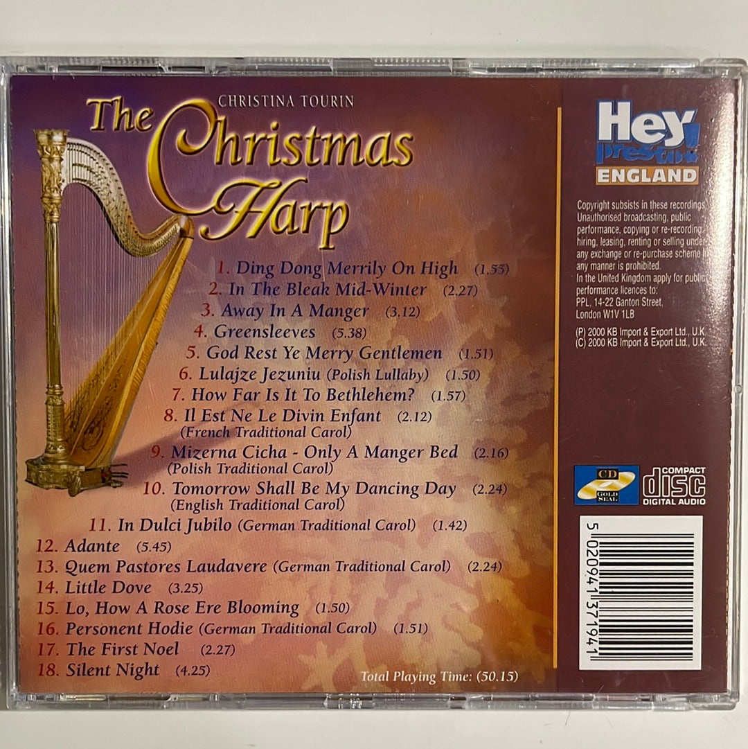 Christina Tourin - The Christmas Harp (CD) (NM or M-)