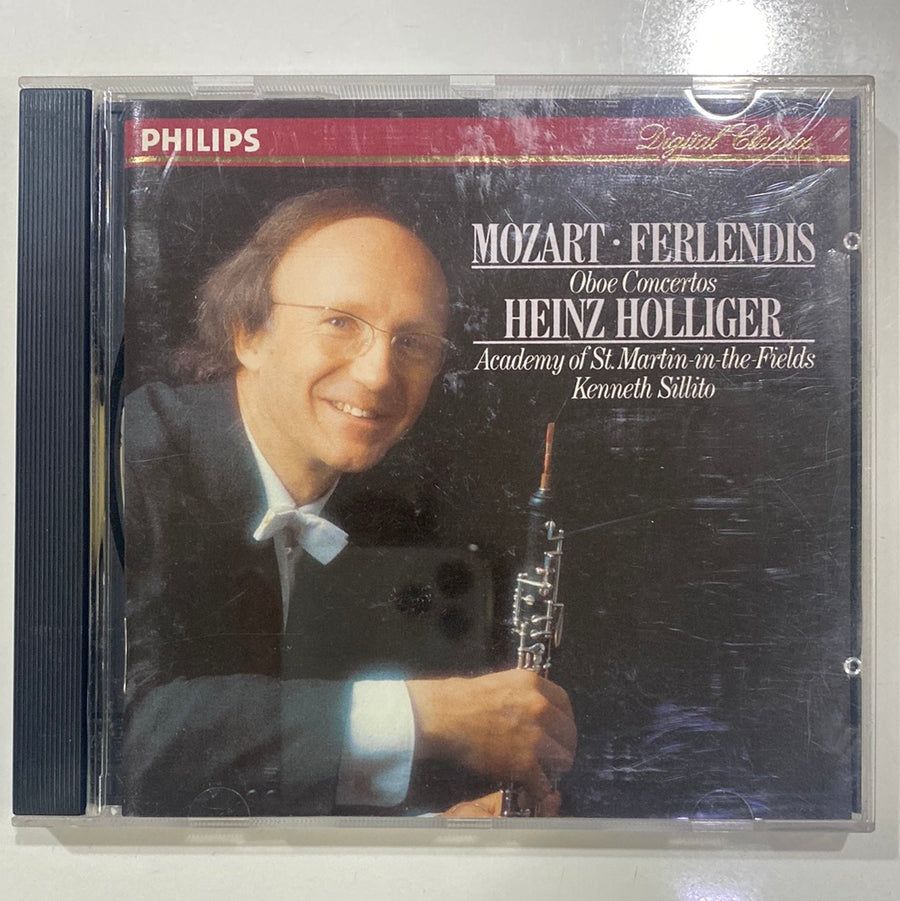 Wolfgang Amadeus Mozart, Giuseppe Ferlendis, Heinz Holliger, The Academy Of St. Martin-in-the-Fields, Kenneth Sillito - Oboe Concertos (CD) (VG+)