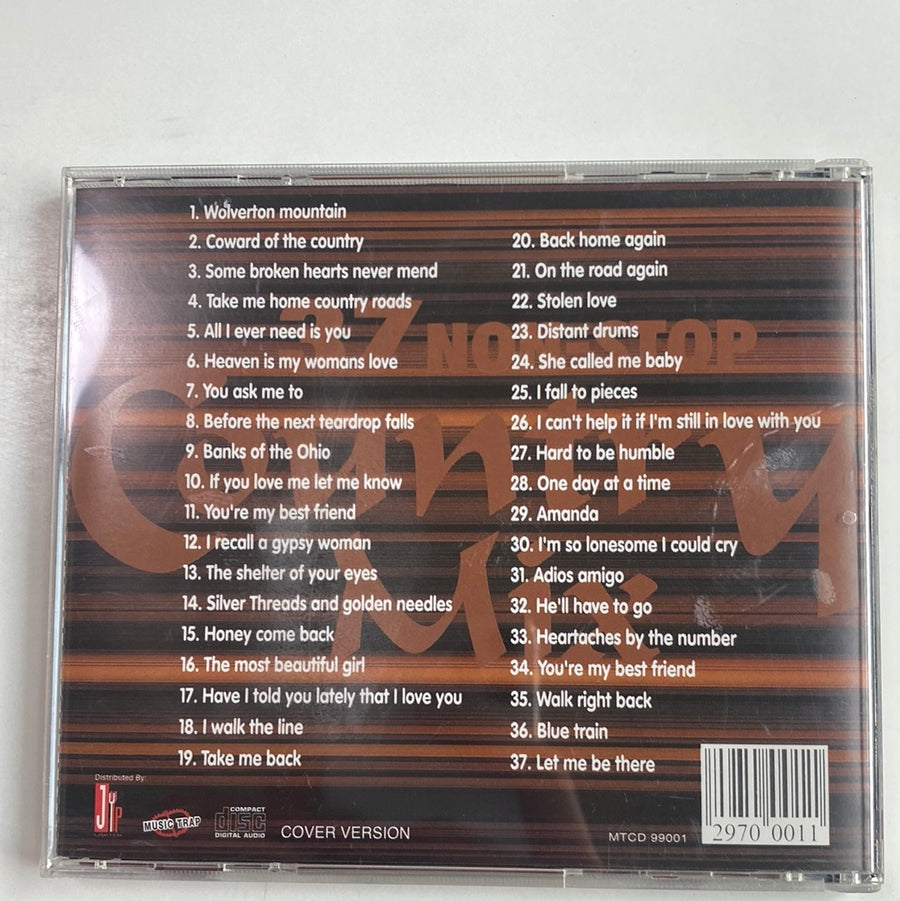 ซีดี Various - 37 Non-Stop Country Mix Vol.1 CD VG+