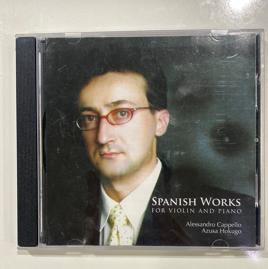 ซีดี Alessandro Cappello & Azusa Hokugo - Spanish Works For Violin And Piano CD VG+