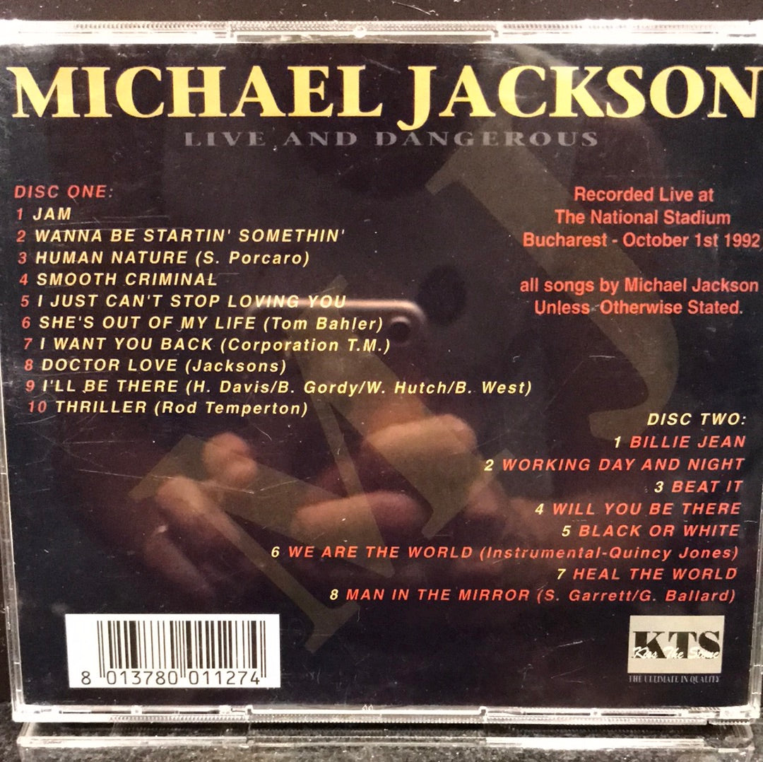 ซีดี Michael Jackson - Live And Dangerous (CD) (VG)